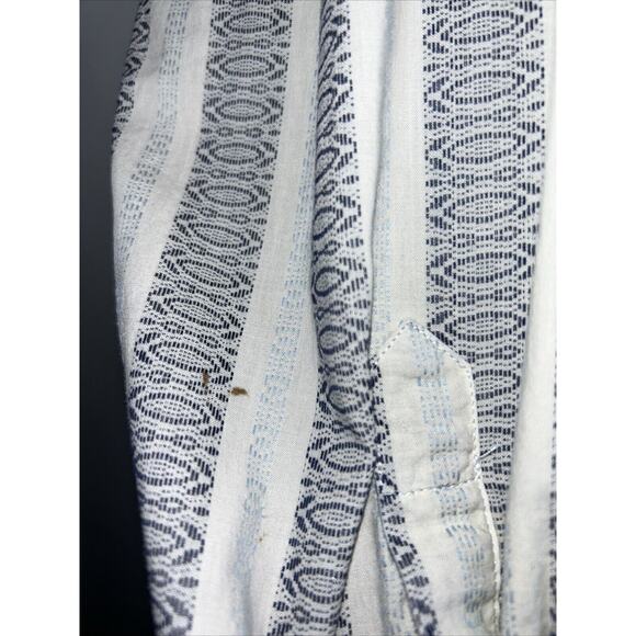 Lucky Brand Western Pearl Snaps Shirt Aztec Tribal Southwest Mens Size L - Picture 6 of 8